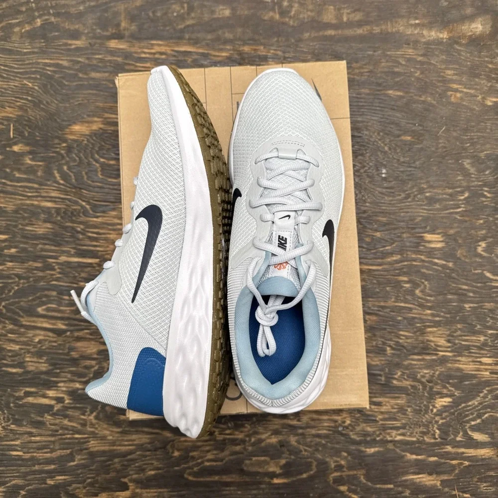 Size 11.5 - Nike Revolution 6 NM Pure Platinum/Thunder Blue